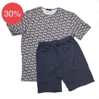 PIGIAMA UOMO CORTO 100% FRESCO COTONE MADE IN ITALY V3