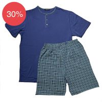 PIGIAMA UOMO CORTO 100% FRESCO COTONE MADE IN ITALY V5