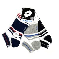 TRIS CALZE CORTE IN COTONE LOTTO CROSS1