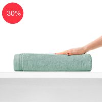 TELO DOCCIA IN SPUGNA 100% COTONE 100X150 VERDE